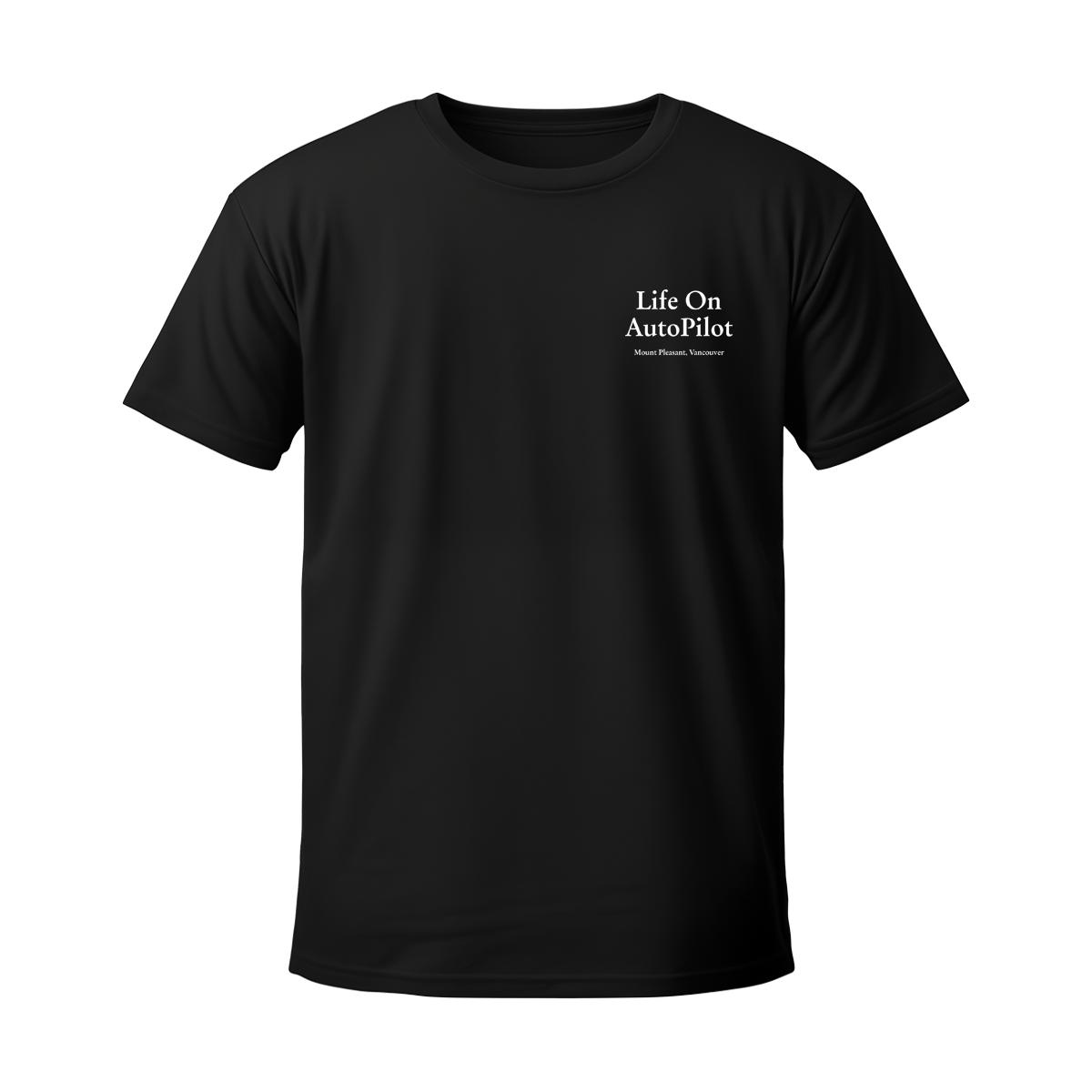 AutoPilot Tee - Black Paper Planes